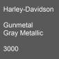 Preview: Harley-Davidson, Gunmetal Gray Metallic, 3000.